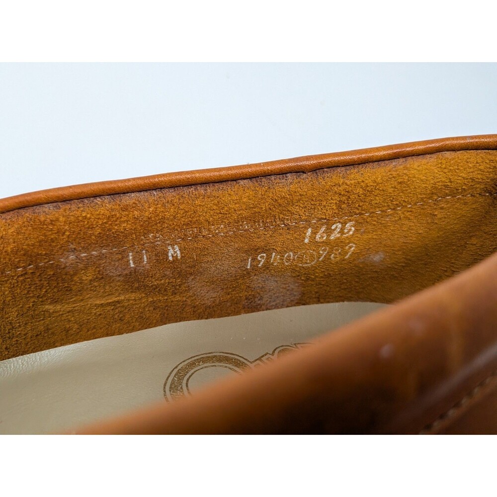 Quoddy Womens 11 M Leather Kiltie Wedge Loafers worn once Old Money Preppy - Picture 7 of 8